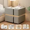 Mesita de noche inteligente de madera maciza suspendida, dormitorio simple y moderno con cerradura, sin necesidad de instalación, almacenamiento, mueble de noche de pie para el hogar
