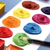 Tintas Guache Gel Marley 42 Cores Conjunto de Materiais de Arte para Estudantes Ferramentas de Pintura Artística para Provas de Arte Aquarela