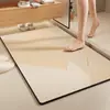 Tapete de Chão para Banheiro, Tapete Antiderrapante, Tapete Absorvente para Pés de Banheiro, Tapete de Lama Diatomácea, Carpete para Porta de Banheiro, Tapete de Chão Doméstico