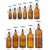 Madeira de Bambu 30ml Frasco de Óleo Essencial 10ml Frasco de Recarga de Óleo Essencial Tampa com Conta-gotas Conta-gotas de Vidro Frasco de Óleo Essencial Vazio Alto Padrão