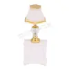 Lámpara de escritorio modelo de mesa de arena simulación lámpara modelo de apartamento lámpara de noche lámpara de escritorio casa de muñecas adornos de escena en miniatura