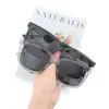 Nuevas Gafas de Sol Cuadradas de Moda Estilo Coreano, Gafas de Sol Retro Artísticas, Visores Solares de Moda Unisex con Protección Solar