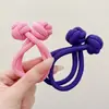 Gomas de Pelo de Botones de Colores para Niñas, Bandas Elásticas de Alta Elasticidad para Niñas, Herramienta para Fijar Coletas, Cuerda de Pelo Engrosada Accesorio para el Cabello