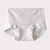 Ropa interior de algodón para mujer, de verano, con estampado floral, talla grande, cintura media, entrepierna larga, sin marcas abdominales, 7A, antibacteriano, transpirable, bóxer