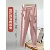 Ropa interior larga para mujer, calzoncillos térmicos de felpa, calzoncillos de entrepierna profunda, pantalones de lana para ancianos, pantalones cálidos para mamá