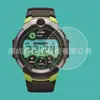Adecuado para Xiaomi Mi Sport 3: Protector de pantalla de vidrio templado con bordes curvos, película de vidrio para Xiaomi Mi Sport 3, película de protección ocular y película de hidrogel