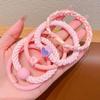 Anel grande colorido Elástico de cabelo infantil não machuca o cabelo Corda de cabelo para menina Acessórios de cabelo para bebê da Coreia do Sul Elástico de cabelo para prender o cabelo