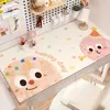Alfombrilla de escritorio de dibujos animados para el aprendizaje infantil, impermeable y lavable, mantel protector de ojos para estudiantes, alfombrilla protectora para la superficie del escritorio de escritura