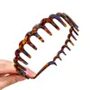 Diadema de acetato con corona alta y diseño ondulado para mujer, nuevo modelo 2026, con dientes, antideslizante, no oprime el cabello al lavarse la cara, hace que la cara parezca más pequeña