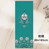 Toalha de Yoga de Microfibra, Toalha Absorvente de Suor, Amigável à Pele, Sem Resíduos de Cola, Lavável à Máquina, Toalha para Tapete de Yoga, Absorvente de Água e Secagem Rápida
