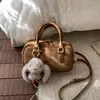 Bolso de Mano para Mujer 2025 Otoño e Invierno Nuevo Bolso Cruzado Ropa de Trabajo Versátil de Gama Alta Retro Bolso Boston Almohada