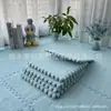 Alfombra para Dormitorio y Sala de Estar, Resistente a las Manchas y Fácil de Cuidar, Manta de Mesita de Noche, Alfombra Cuadrada, Gruesa Alfombrilla de Espuma para Dormir y Sentarse en el Suelo