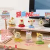 Gato Pai Caixa Surpresa Giratória Alívio de Estresse Brinquedo da Moda Figura Estatueta Gato Giratório Mesa Alívio de Estresse Ornamento Criativo Presente