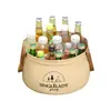 Bacia d'água dobrável atualizada, Balde de viagem portátil, Saco de lavagem de viagem, Balde para escalda-pés, Bacia para lavar vegetais ao ar livre