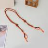 Bolsa de Compras Tejida a Mano con Cadena de Bolas Cuerda de Nailon Ajustable Bordado Correa de Hombro Accesorios para Bolsa