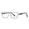 Estación Independiente de Comercio Exterior Monturas de Gafas para Mujer 3169 Estilo Sudamericano Marco Metálico Delgado Inserto de CP Nicho Anti-Luz Azul Gafas de Moda sin Graduación