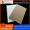 Fabricante de papelão de um lado, branco, feito à mão, faça você mesmo, produtos de papel para montagem, branco de um lado, pode ser processado e personalizado