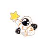Broche de dibujos animados de gran venta transfronteriza Serie Astronauta Broche exquisito distintivo Pareja de dibujos animados linda japonesa Novia Yu