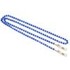 Corrente de óculos com miçangas, corrente para pendurar óculos, máscara, cordão para óculos, corrente de óculos da moda (cor cristal redondo)
