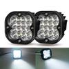 Transfronterizo dedicado a 4 filas de 16 LED luces cuadradas pequeñas, luces LED de trabajo para coche, luces para parachoques delantero de vehículo todoterreno, focos para motocicleta