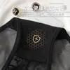 2026 Malha Semi-Transparente Tira Fina Coração de Metal Vazado Renda Sexy Calcinhas para Mulheres Cintura Baixa Forro 100% Algodão Calcinhas Femininas