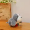 Juguete de Peluche Capibara Animal Juego de Lanzar Anillos con Tirador Trasero Tortuga Capibara Peluche que Abraza la Muñeca Rata de Agua Muñeca de Lanzar Anillos