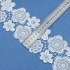 Fábrica 9.1 cm oco flor bordado leite de seda solúvel em água bordado rendas roupa de cama acessórios de vestuário
