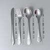 Cuchillo, tenedor y cuchara de acero inoxidable 304 para niños, cubiertos occidentales, tenedor para bebé, cuchillo, tenedor y cuchara para el hogar, juego de cuchillo y tenedor occidental