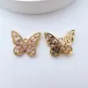 Pendientes Chapados en Cobre Microincrustados de Circonita Color Conservado Galvanizado Materiales para Colgante Pulsera Collar Joyería Accesorios