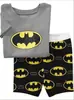 Roupas de Casa Amarelas de Desenho Animado de Manga Curta para Meninos Roupas Infantis Roupa de Verão Primavera Roupa para Ar Condicionado Pijama K207