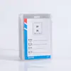 Porta-Cartão Transparente de PVC, Crachá de Identificação de Fábrica Espessado, Capa de Plástico Rígido para Crachá de Trabalho, Crachá de Funcionário, Passe de Exposição, Porta-Cartão de Acesso