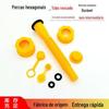 Porca de tubo rígido transfronteiriça bico de gás bico de tanque de gasolina peça de substituição fivela plugue tampa traseira tubo roscado de plástico onda