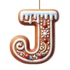 Decorações de Casa de Pão de Gengibre de Natal de Novo Produto Transfronteiriço Decorações de Árvore de Natal de Madeira Penduradas Enfeites de Decoração de Natal Festivos