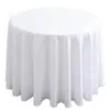 Direto da fábrica transfronteiriço liso poliéster hotel banquete mesa redonda toalha de mesa mesa redonda toalha de mesa toalha de mesa