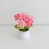 Día del Maestro Maceta Tejida Flor Artificial Acabados Adornos Decoración Hogar Amigos Mejor Amigo Regalos Regalo Flores en Maceta