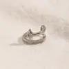 Estilo Europeo y Americano Chapado en Oro Cobre Versátil Brazaletes para Oreja Múltiples Capas Minimalista Nicho Temperamento Zirconia Japoneses y Coreanos Pendientes