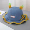 Chapéu de pescador para bebê Primavera e Outono Nova Moda casual fofo super fofo fresco meninos e meninas chapéu de sol tipo bacia infantil