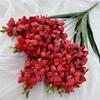 Ventas Directas de Fábrica Flores Artificiales Nuevas Jacinto de 5 Cabezas Boda Estudio de Fotografía Arreglo Floral Decoración Flores Falsas al por Mayor