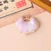 Dinastia Song Brocado Ruyi Fechadura Liga Pingente DIY Joias Acessório Material Kit Bordado Dupla Face Estilo Chinês Base de Broche Pingente