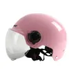 Casco de coche eléctrico ABS femenino masculino Cuatro Estaciones universal Pintura moda simple transpirable venta al por mayor no de motocicleta casco de verano