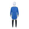 Halloween Europeo y Americano Washington Versión Simple Abrigo Vestido para Niños y Niñas Color Sólido Retro Uniforme Performance Escénica