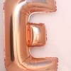 Globo de película de aluminio con letras de oro rosa de 40 pulgadas, globo de letras de oro rosa, decoración para fiestas, globo grande de papel de aluminio