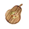 Ventas Directas de Fábrica Paleta de Madera de Acacia Shandong Jihuo Bandeja de Té Rectangular para el Hogar Plato de Cena de Madera Maciza Japonés para Sushi