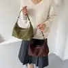 Bolso de ante de alta gama para debajo del brazo para mujer, nueva moda trendy 2026, súper popular y exquisito bolso bandolera de hombro único tipo dumpling