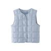 Miantiantang 2025 Otoño/Invierno Nueva Camiseta Base Rayada Auto-Calentable Cepillada para Niños Pequeños