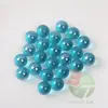 Ventas Directas de Fábrica 90 Piezas de Cuentas de Cristal Aguamarina de 16 mm Bolas Decorativas Azul Lago de 1.6 cm Canicas Azul Claro de 16 mm