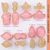 Mini Moldes para Galletas de Dibujos Animados Sanrio Hogareños Moldes de Sandía Estéreo 3D Corte a Presión Horneado de Fondant Hecho a Mano