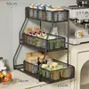 Prateleira de Armazenamento para Mesa, Porta-Lanches e Xícaras de Café Multifuncional, Organizador em Camadas Doméstico para Sachês de Chá e Conjunto de Chá