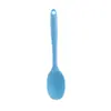 Ferramentas de Cozinha Silicone Colher Pá Panela de Leite Colher Tamanho Pequeno Pá de Silicone Utensílios de Mesa Comida Ocidental
