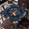 Alfombrilla de Mahjong Amazon Más Vendida Transfronteriza, Exquisito Estilo Europeo y Americano, Silenciosa, Impermeable, Resistente al Desgaste, Bordes Sellados, Textura Inferior Antideslizante, Espesor de Calidad Premium